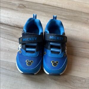 Mickey Mouse Blue Shoes with lights